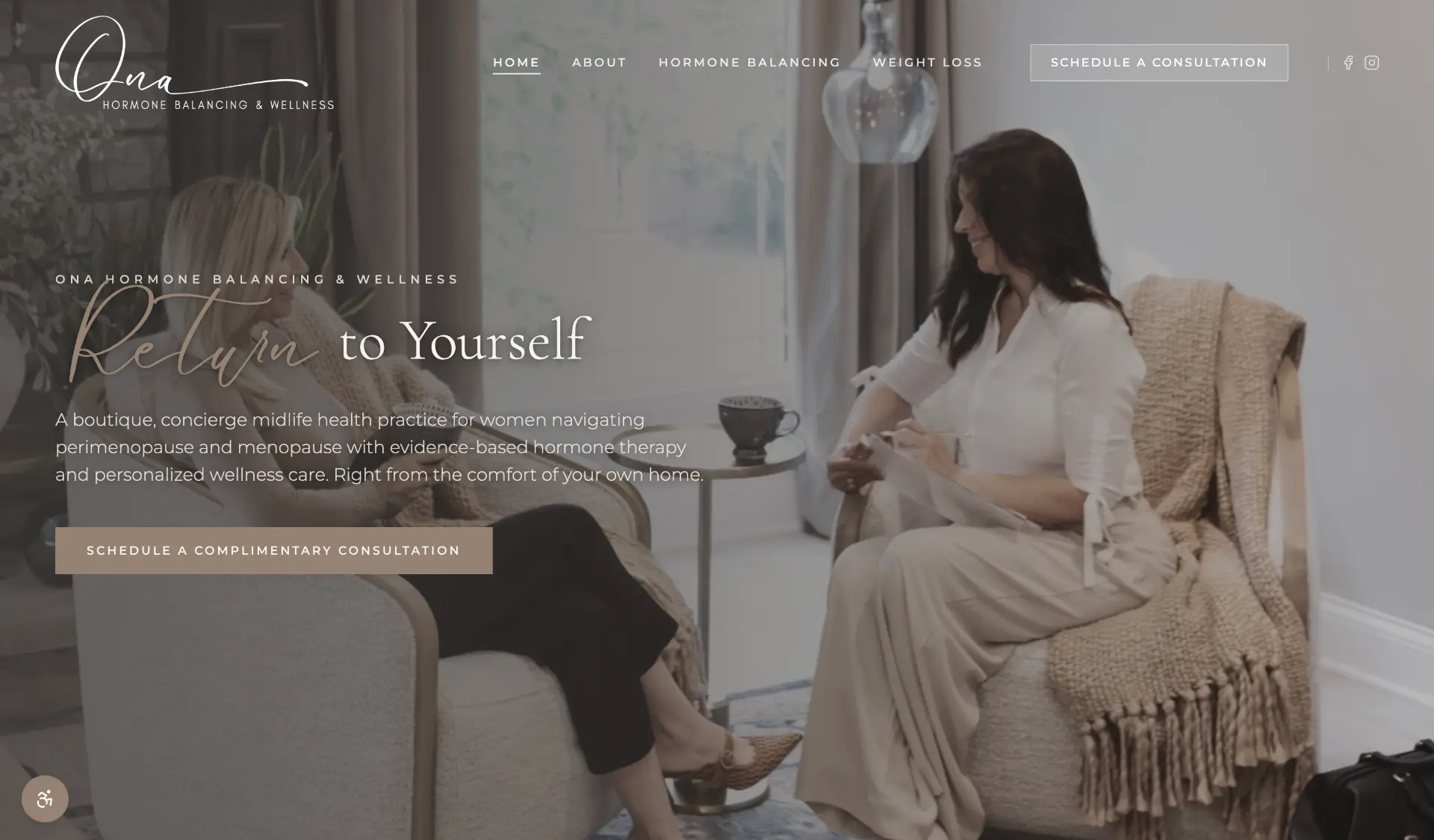 Example medical practice website built by the Brand Igniter team