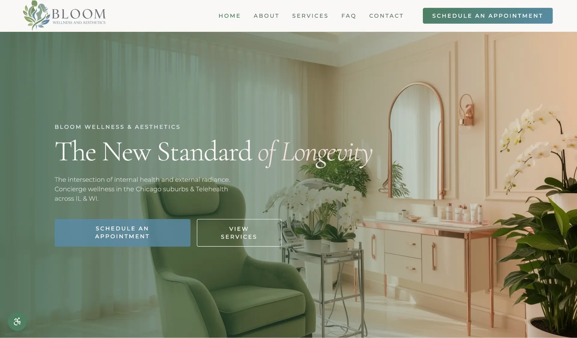 Example medical practice website built by the Brand Igniter team
